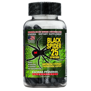 cloma pharma black spider fat burner 100 capsules.png